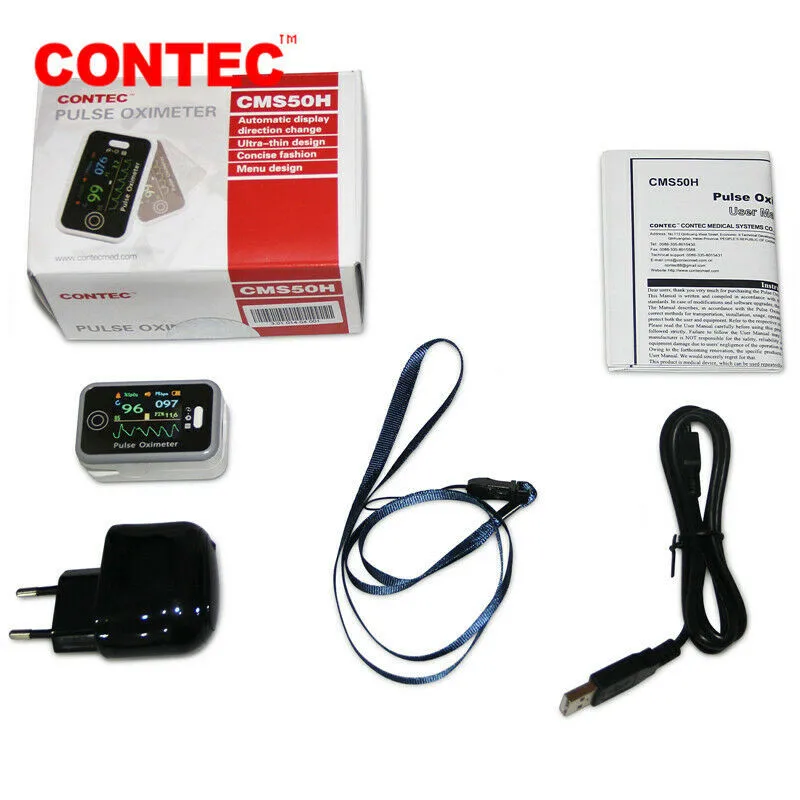 CONTEC Brand CMS50H USB rechargerable finger Pulse Oximeter SPO2 Blood Oxygen SPO2 Monitor