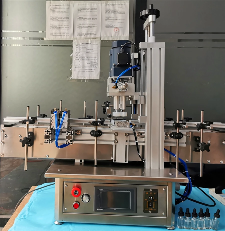 newest fully GJC-16 automatic capping machine, special cap, spray, cosmetic,medical trigger cap capper machine, shampoo cap lid