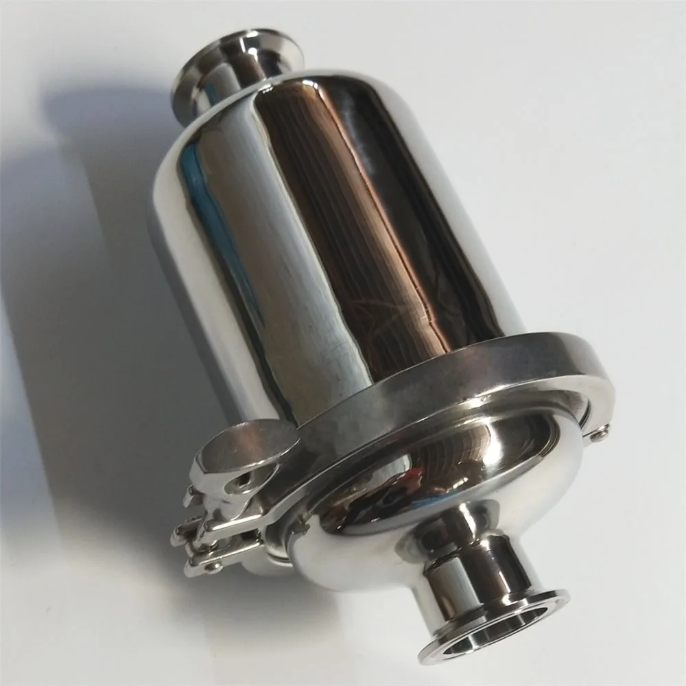 Short Sanitary Inline Strainer Fit 19/25/32/38 Pipe Tri Clamp SUS304 Wine Wort Filter Ferrule OD 50.5 Body 102mm