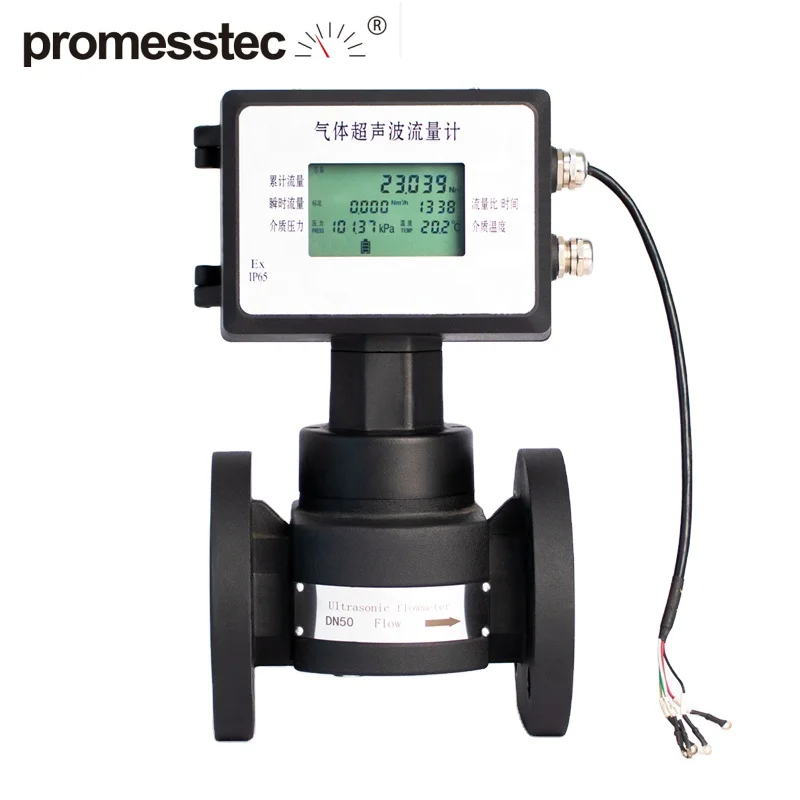 

Promesstec Natural Gas Flowmeter Gas Flowmeter Price RS485/Hart Natural Gas Flow Meter Ultrasonic Flowmeter