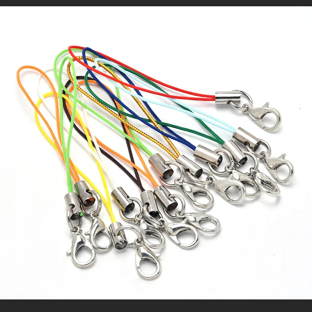 300 Pcs Lobster Clasp Phone Lanyards - Multi-Color Charm Straps For Cellphones & Accessories