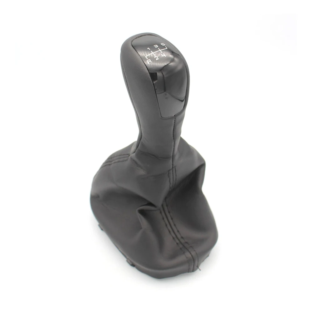 5 6 Speed For Mercedes-Benz C Class W203 S203 Elegance Classic Gear Head Black Shift Knob Gear Knob Boot Gaiter Frame