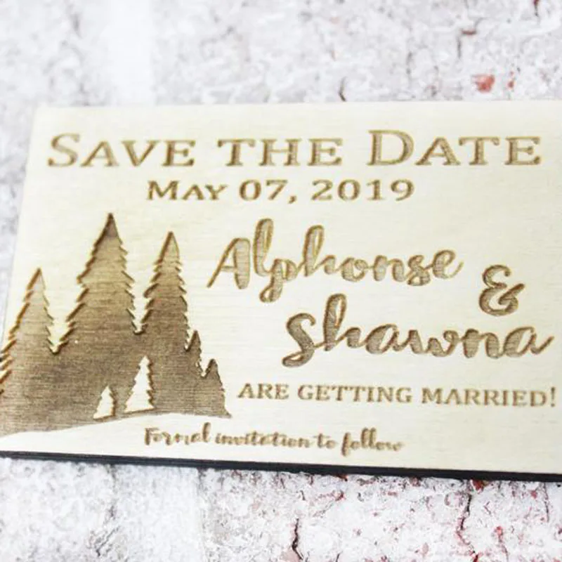 Custom Bride Groom Name Rustic Wooden Magnets,Save the Date,Engagement Party Favors,Wedding Invitation,Refrigerator magnet