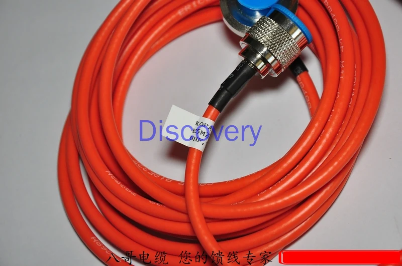 50-3 фидерная N-образная головка, оранжевая, 4 метра, из чистой меди, Многожильная, супермягкая, для автомобиля, рация, такси, радио, антенна, Коаксиальная