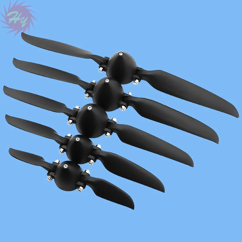 1 Set HY New Plastic Electric Model Glider Flying  Folding Propeller Assembly  Paddle Diameter 6-13.5 Inch For RC Airplane