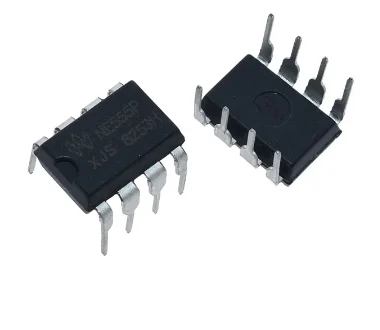 Temporizadores de precisión de buena calidad, 10-100 piezas, NE555 555 DIP-8 IC, nuevos