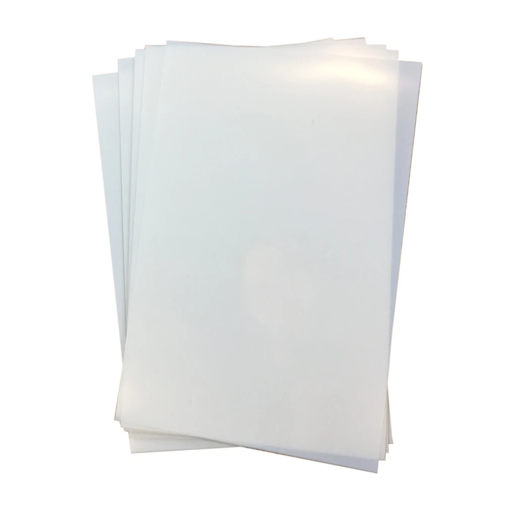 Calca 50 Stuks 13 "X 19" Waterdicht Inkjet Milky Transparantie Film Zeefdruk Materiaal Papier Voor T-shirt Bedrukken vs Voorraad