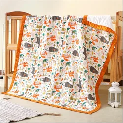 120*150cm Six Layers Muslin Cotton Baby Blankets Newborn Boys Girls Receiving Swaddle Wrap Kids Swaddling Bedding Sheet