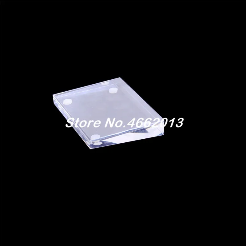 10 X A6 table top sign holder Acrylic Mobile Cellphone Price Tag Holder A6 Beveled Square Sign Holder Phone Advertising Display