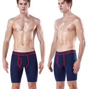 Lange Herren vordere Öffnungskästen, Baumwolle im Inneren, atmungsaktive Boxershorten, sexy gedruckte Unterhose, Herrenhöfen 12 Cueca -Verkauf von Herren mit Eröffnung vor dem Vorgang - №12