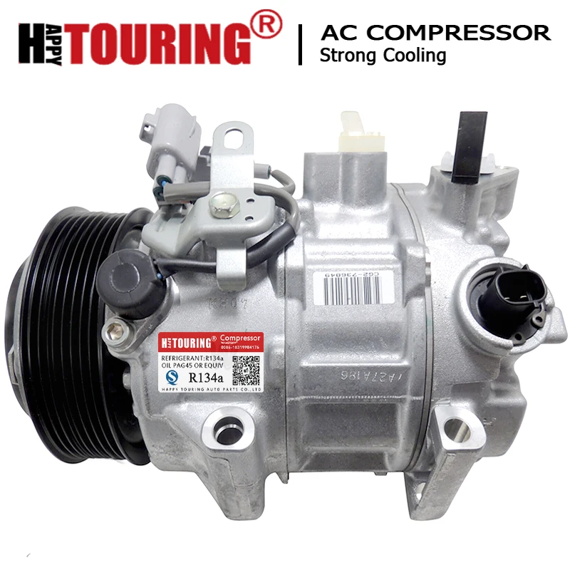 7SAS17C CAR AC Compressor for Toyota Highlander 3.5L 2015 2016 2017 2018 2019 88320-58020 88410-33190 8832058020 CG447250-0642