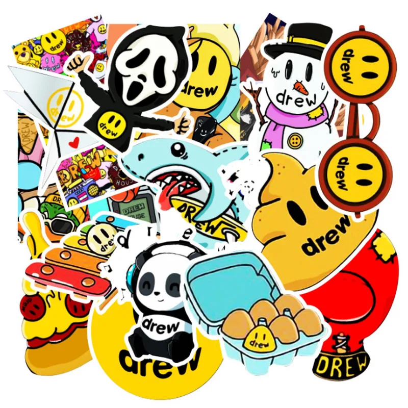 10/30/50pcs  Not Repeating Children Gift Cartoon Anime Stickers To Stationery Laptop Suitcase  Treasure Electric Car   Guitar