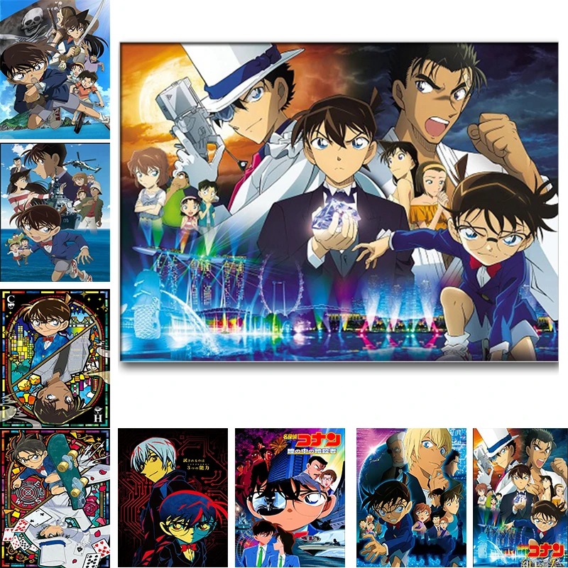 ダイヤモンド刺detectiveの絵,交換可能なビーズ,クロスステッチ,3Dラインストーンを使用した漫画の刺paintingアクセサリー