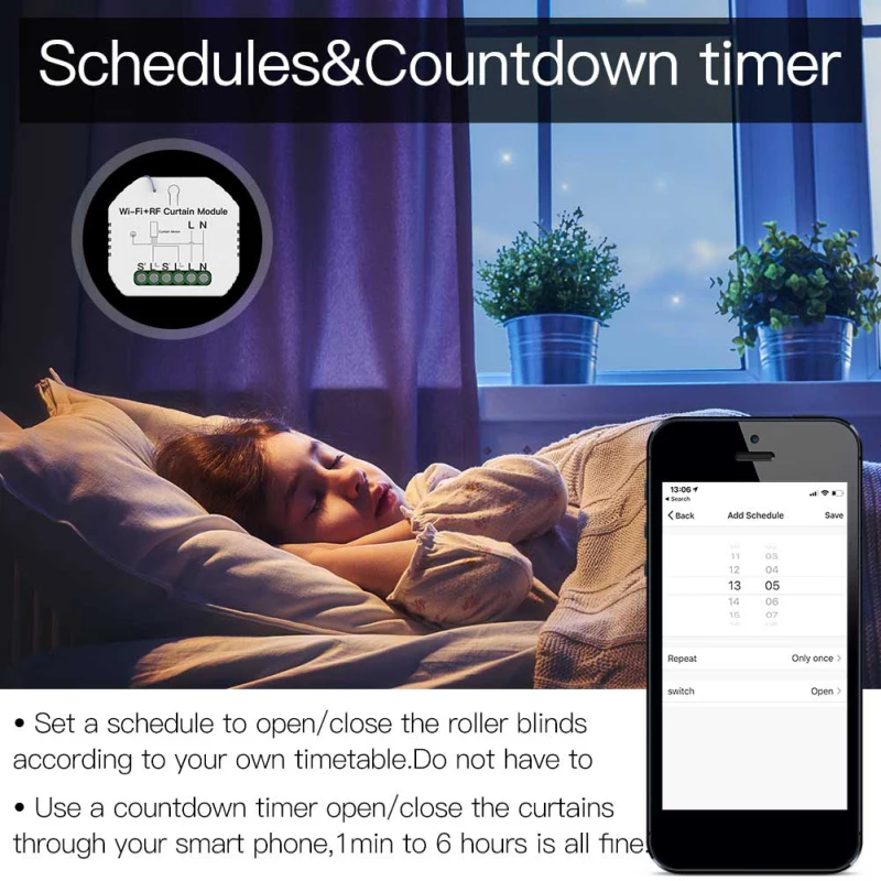 Tuya WiFi Vorhang Modul Rollo Shutter Smart Vorhänge Schalter Fernbedienung Smart Home Control Smart Leben App Google Home Alexa