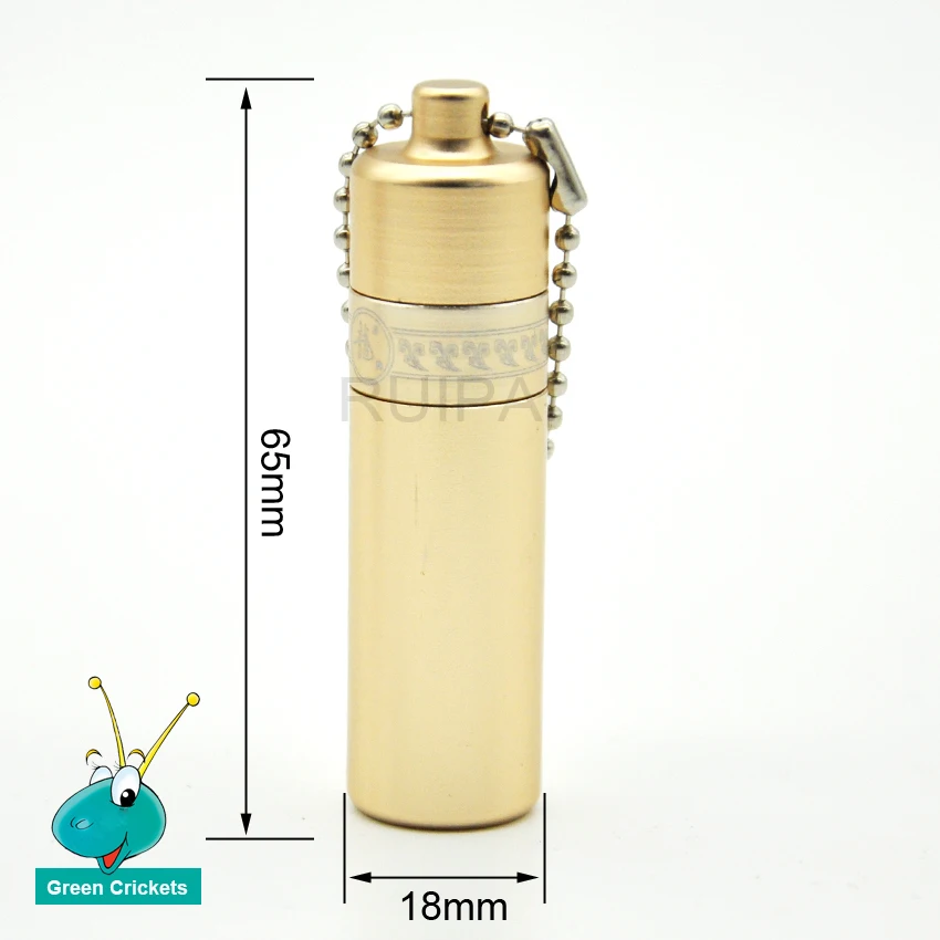 No.6418 Portable mini Aluminum Alloy Golden Round Alcohol Lamp For Watchmakers Repair watch