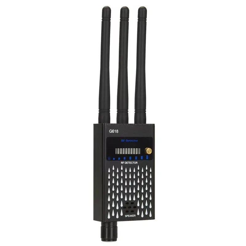 G618 Proker الكاشف 3 هوائي مكافحة التجسس RF CDMA مكتشف إشارة ل GSM علة جهاز تحديد المواقع المقتفي كاميرا خفيّة ذات انترنت لاسلكي التنصت