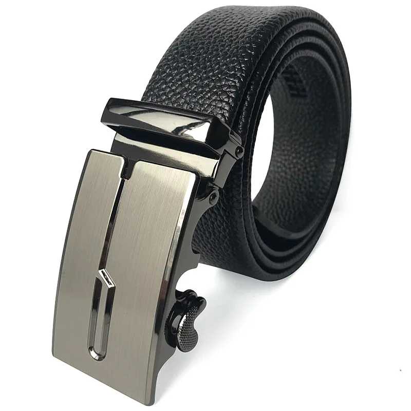 New Men Belt Male Designer Automatic Buckle Cowhide Leather men belt 110cm-130cm Luxury belts for men Ceinture Homme 8001