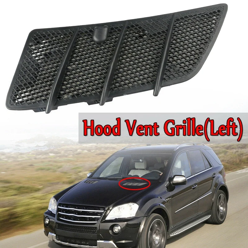 Car Hood Upper Air Vent Grille Cover Trim for Mercedes Benz W164 ML GL 320 350 450 550 63AMG 2008-2011