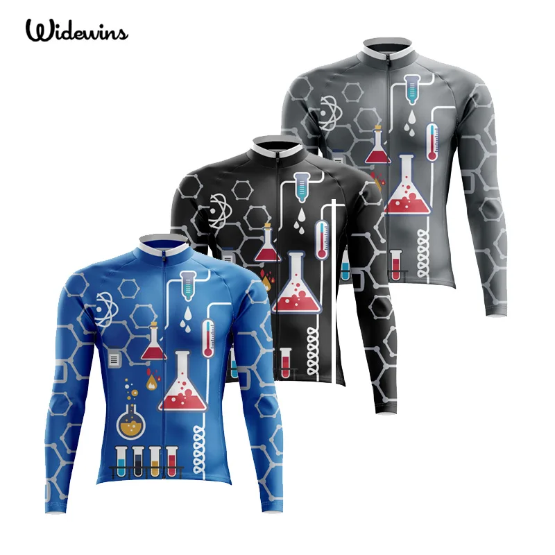 

Widewins Spring Maillot Bike Team Shirts Cycling Jersey Long Sleeve Top Clothing Ropa Ciclismo Comfortable Leisure Sportswear