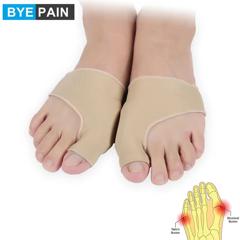 1Pair Bunion Corrector Bunion Pads Orthopedic Sock Cushion Sleeve Splint Gel Protector Support Brace Hallux Valgus Corrector