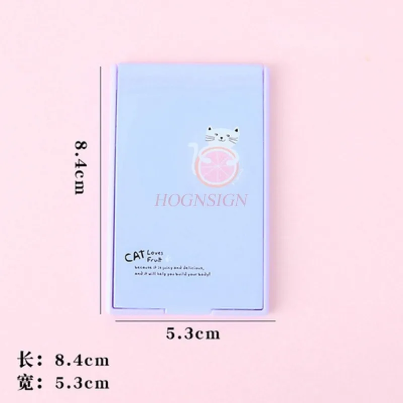 Espejo pequeño Espejo de maquillaje de escritorio Portátil Pequeño Plegable Princesa Maquillaje fresco Venta