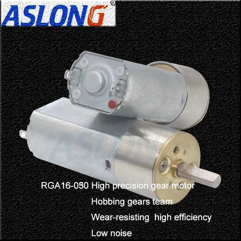 High precision copper gear reducer with 6v 12000rpm High speed 050 dc Motor ccw/cw speed govering  low niose RGA16-030