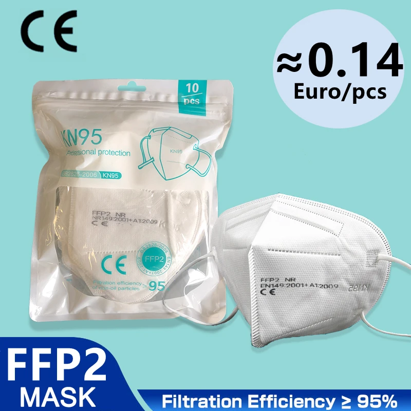 

adult ffp2mask ce ffp2 respirator ffp 2 respiratory mask fpp2 czech kn95 eu stock ffpp2 fp2 5 layers protection kn95ffp2 Spain