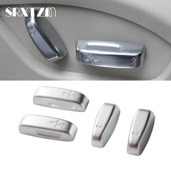 4Pcs Interior Seat Adjustment Switch Knob Button Cover Trim For Volvo XC60 XC70 V40 V60 S40 S60 C30 C70