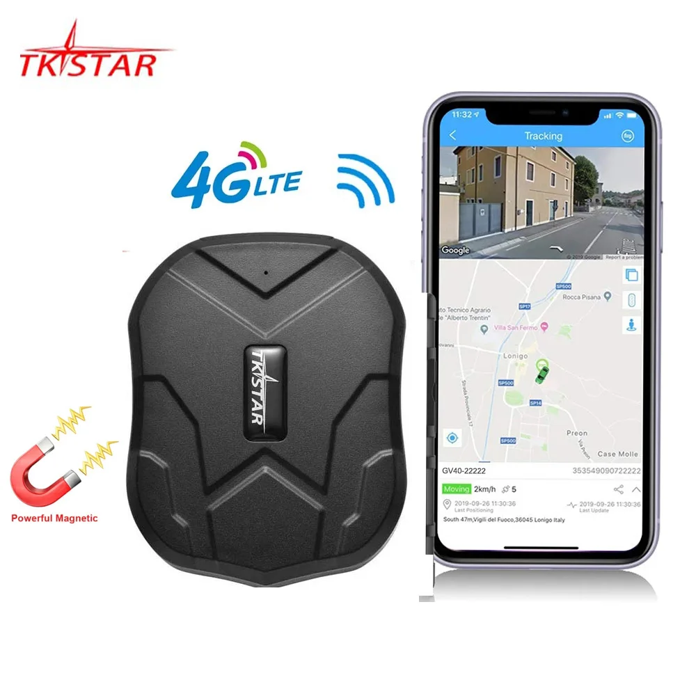 4G LTE  TKSTAR Car GPS Tracker TK905 Vehicle Tracker  Locator Waterproof Magnet Standby 90Days voice monitor  Free Tracking