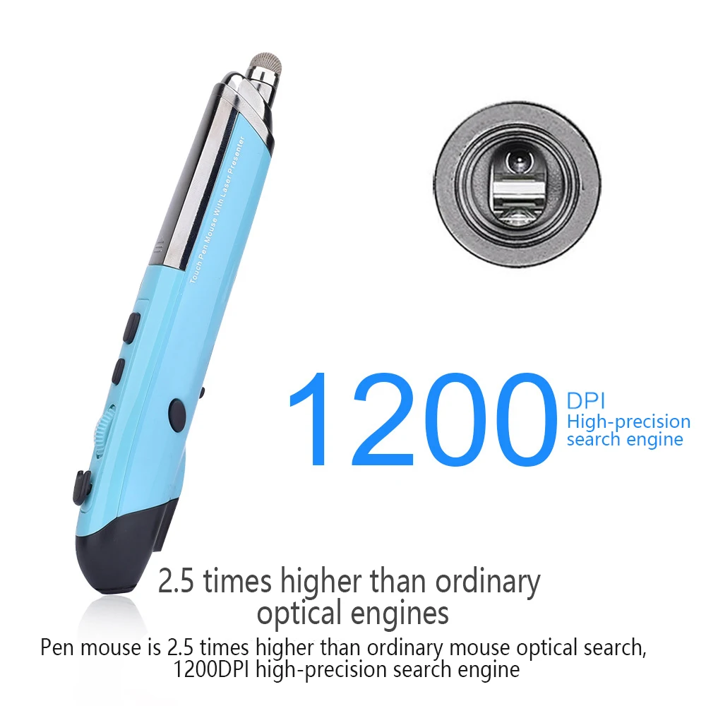 The New Pen Mouse Wireless Handwriting Laser Pen Mouse Personality 2.4G Mouse Supports PC, Smart TV, Set-Top Box Windows 10