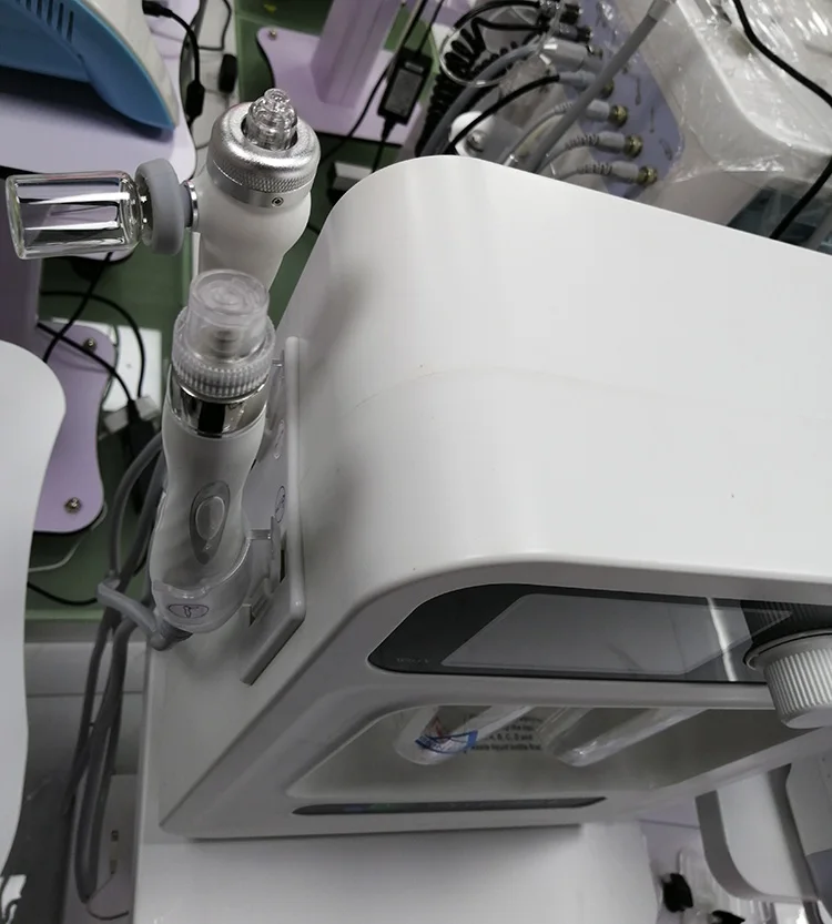 4 IN 1 Aqua Jet Peel Spa Oxygen Infusion H2O2 AquaSure Skin Scrubber Tiny BUBBLE Dermabrasion Facial Machine