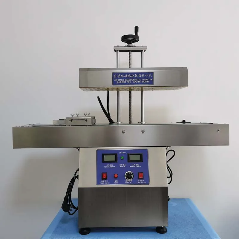 220V/110V Automatic Continuous Electromagnetic Induction Bottle Cap Aluminum Foil Sealing Machine