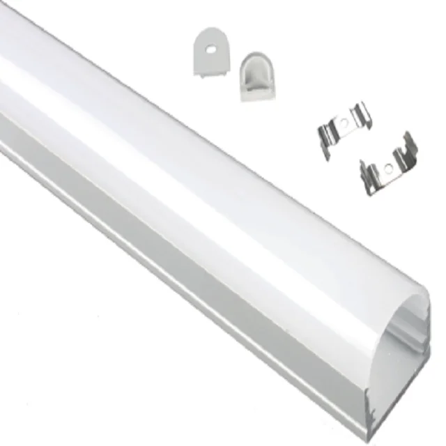 

1911 Aluminum profiles U-Style; aluminum Profile PC cover; For Closet Light16mm wide 2835 /5050 Led Strip