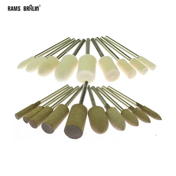 10 قطع ورأى الصوف و جلد البقر شنت إطارات لامعة رأس مطحنة مطحنة القالب الحفر أداة دوارة