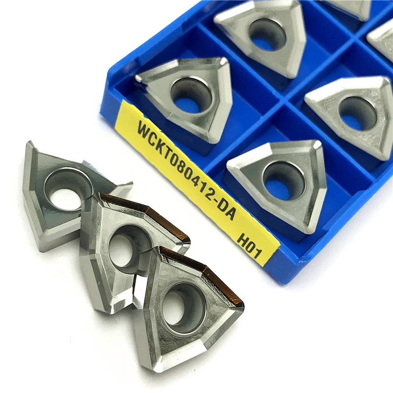 Drill drill WCKT050308 WCKT080412 DA DA H01 utensile per tornitura in alluminio inserti per trapano utensile DA taglio di alta qualità