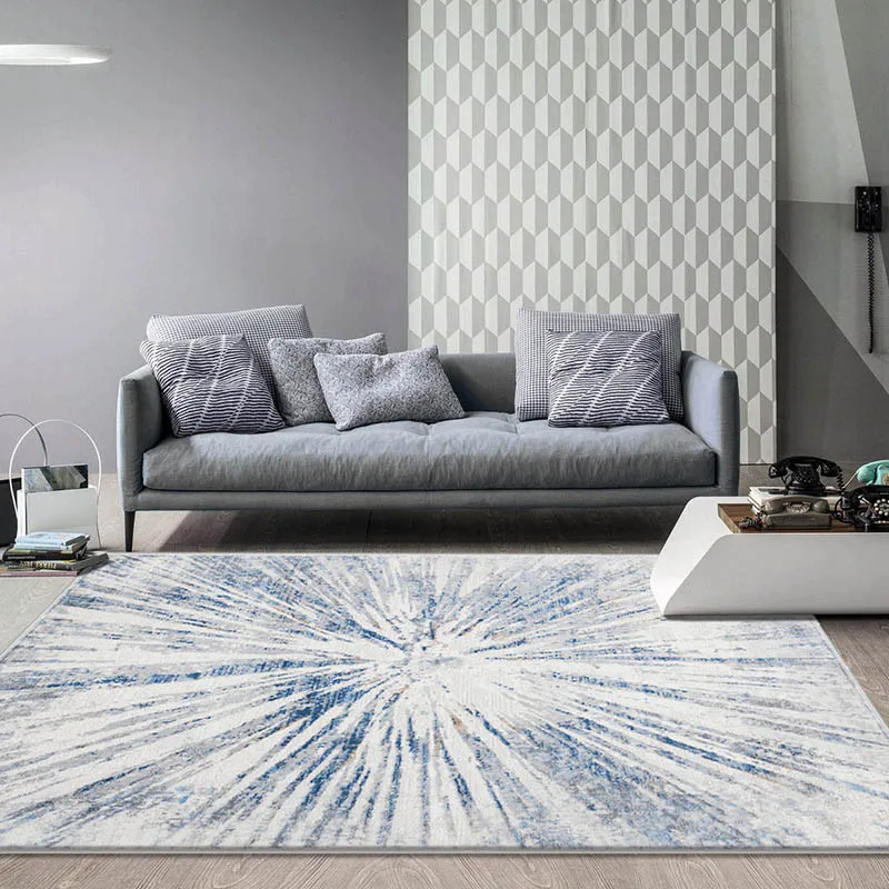 Abstract Ink Drawing Living Room Carpets Home Nordic Shaggy Carpet Bedroom Bedside Area Rug Modern Soft Study Room Floor Rugs