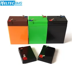 70*47*101mm 6V 4Ah 18650 Battery Box/case/plastic shell ES06-4A for electronic weighing/toy car/airplane rc tank UPS