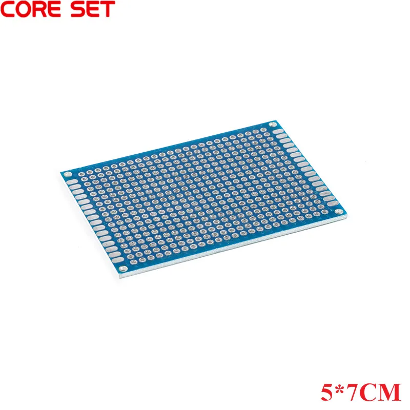 2Pcs Double Sided Protoboard Breadboard Universal PCB Circuit Board Blue 2*8cm 3*7cm 4*6cm 5*7cm 7*9cm 2.54mm Experiment Board