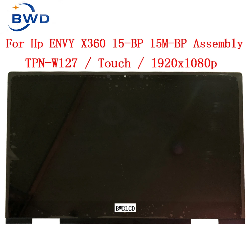 

925736-001 For HP Envy X360 15-BP 15M-BP012DX 15-BP111DX TPN-W127 15.6'' FHD 4K EDP Touch Screen Assembly Without touch board