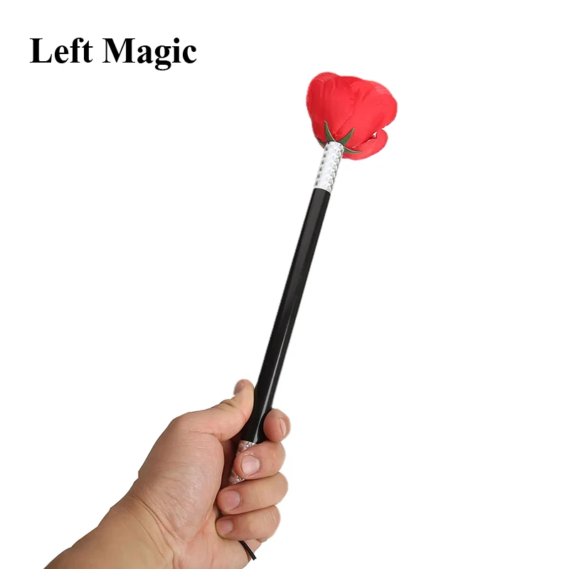 Stick To Rose / Flower Magic Tricks Flowers Close Up Street Stage Magic Props Magie Illusion Gimmicks Props Accessories