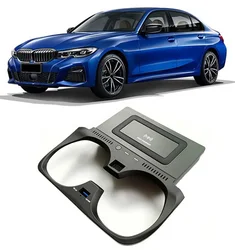 15W Car Wireless Charger for BMW 3 Series G20 G28 2019 2020 Fast CHarging Plate Panel Phone Holder
