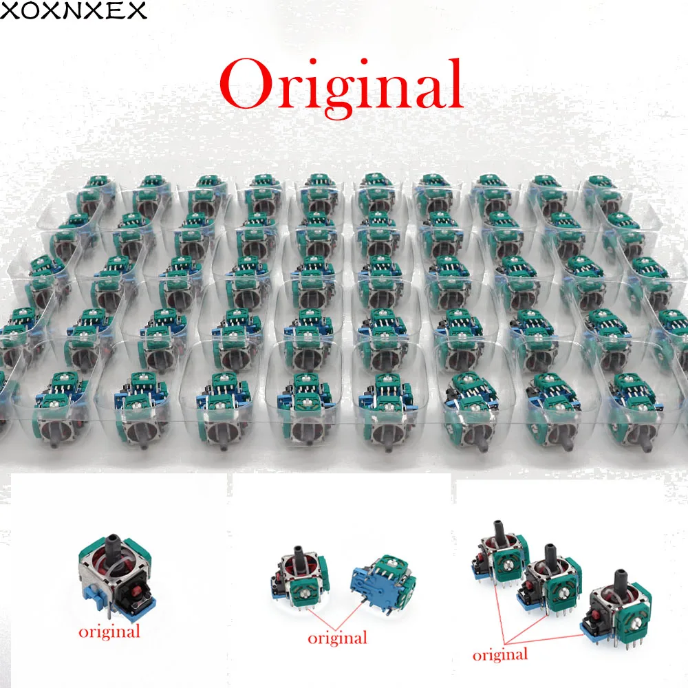 

XOXNXEX 80pcs For PS4 Controller Analog Sensor Stick 3D Module Thumbstick Gamepad Repair Parts for PS4