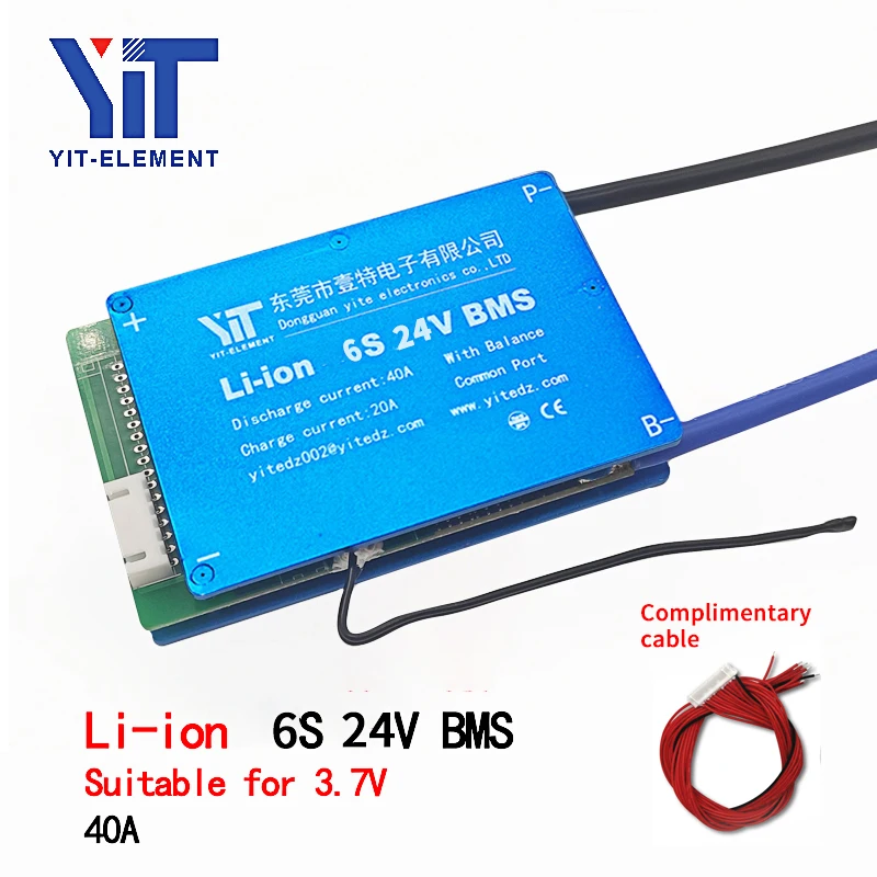 Bateria de lítio 6s 24v 3.7v, placa de proteção de energia, proteção de temperatura, função de equalização, proteção de sobrecarga, bms pcb