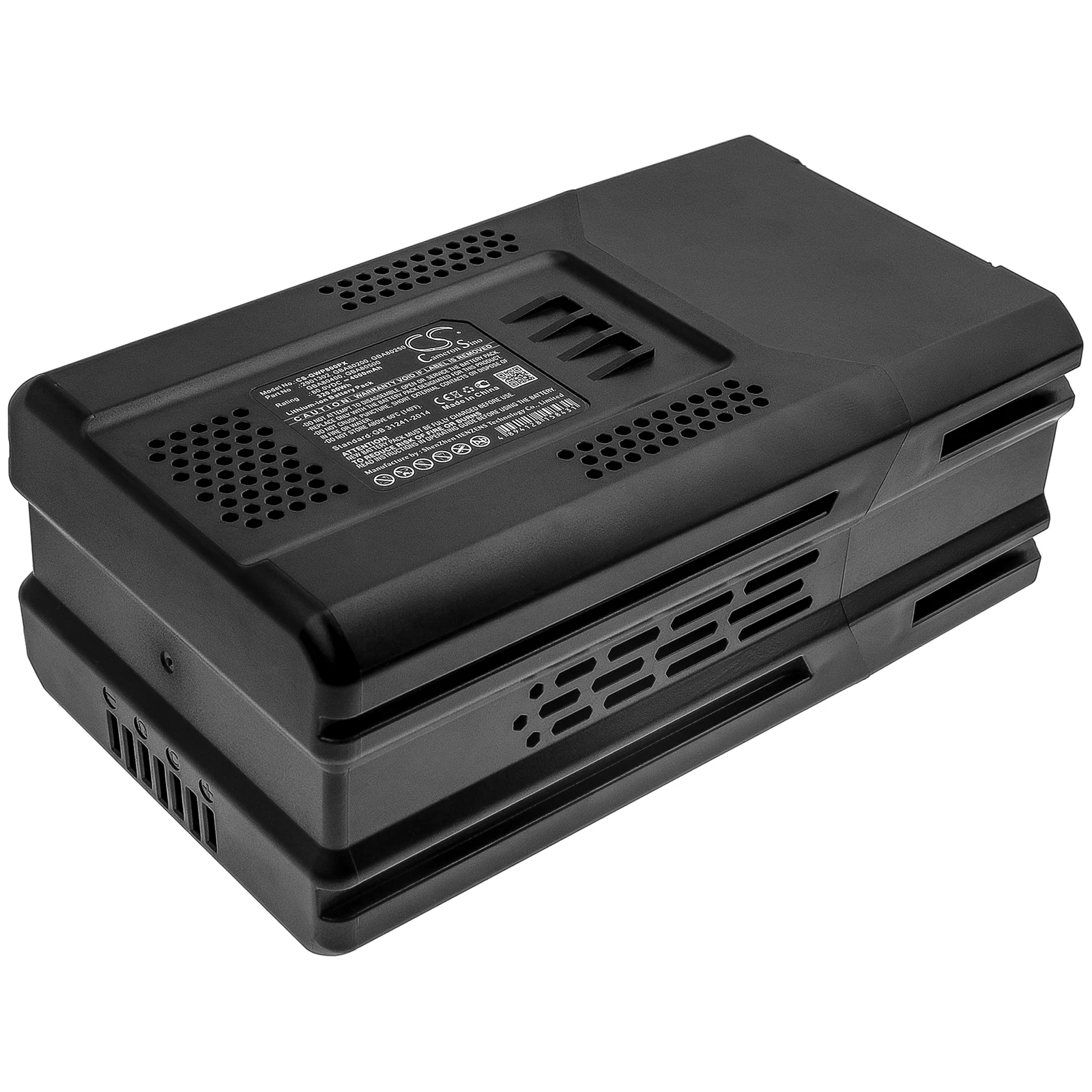 CS 4000mAh/320.00Wh battery for Greenworks 0V 145MPH - 580CFM Cordless Ba, 2502202 Pro 21-Inch 80V Push C,BPB80L00