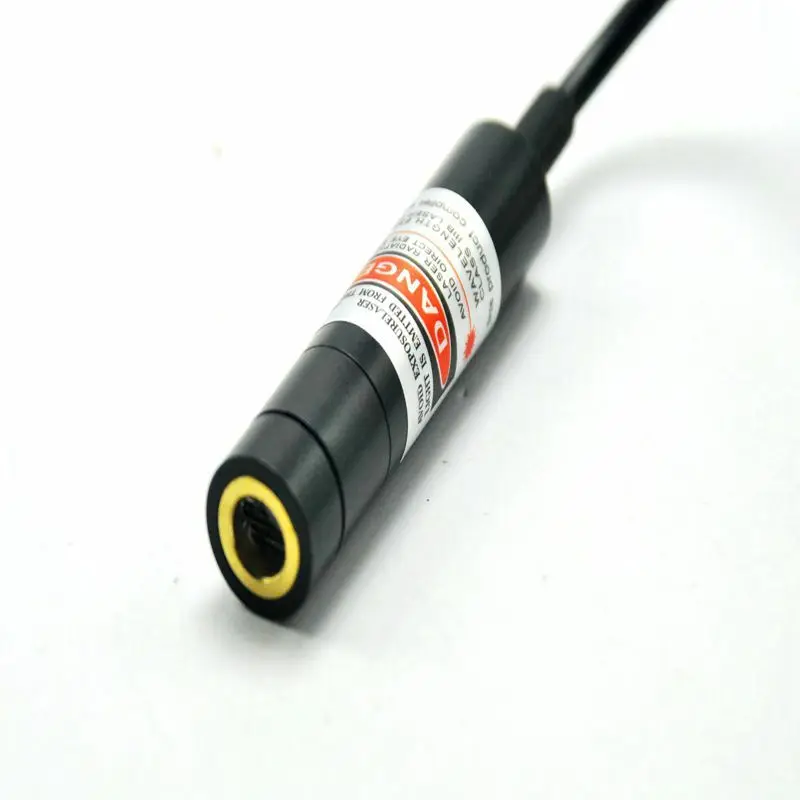 1255 Focusable 5Mw 635nm Oranje Rode Laser Dot Punt Module W 5V Power Adapter