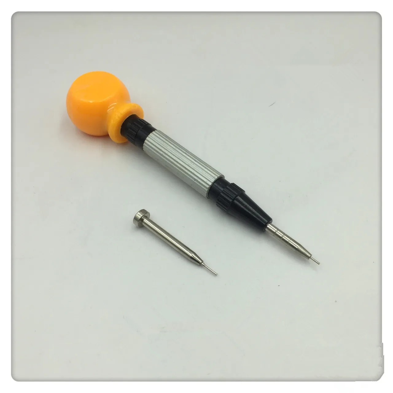Novo 13cm/5.1in prata relógio banda link pino removedor pulseira perfurador ajustando correias liga de aço ferramenta reparo com agulha
