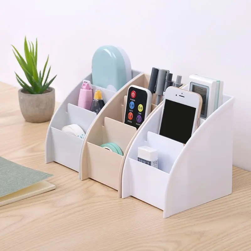 3 Raster Afstandsbediening Doos Cosmetica Desktop Storage Case Stand Houder Organizer