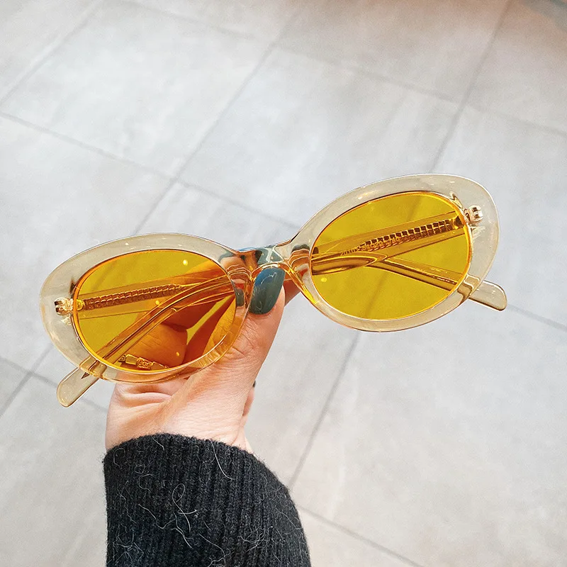 OEC CPO Vintage Cat-Eye Sonnenbrille für Damen, Modische Kleine Trendige Brillen, Punk-Elegante Sonnenbrillen für Frauen, Damen-Sonnenbrillen Oculos De – Detail 9
