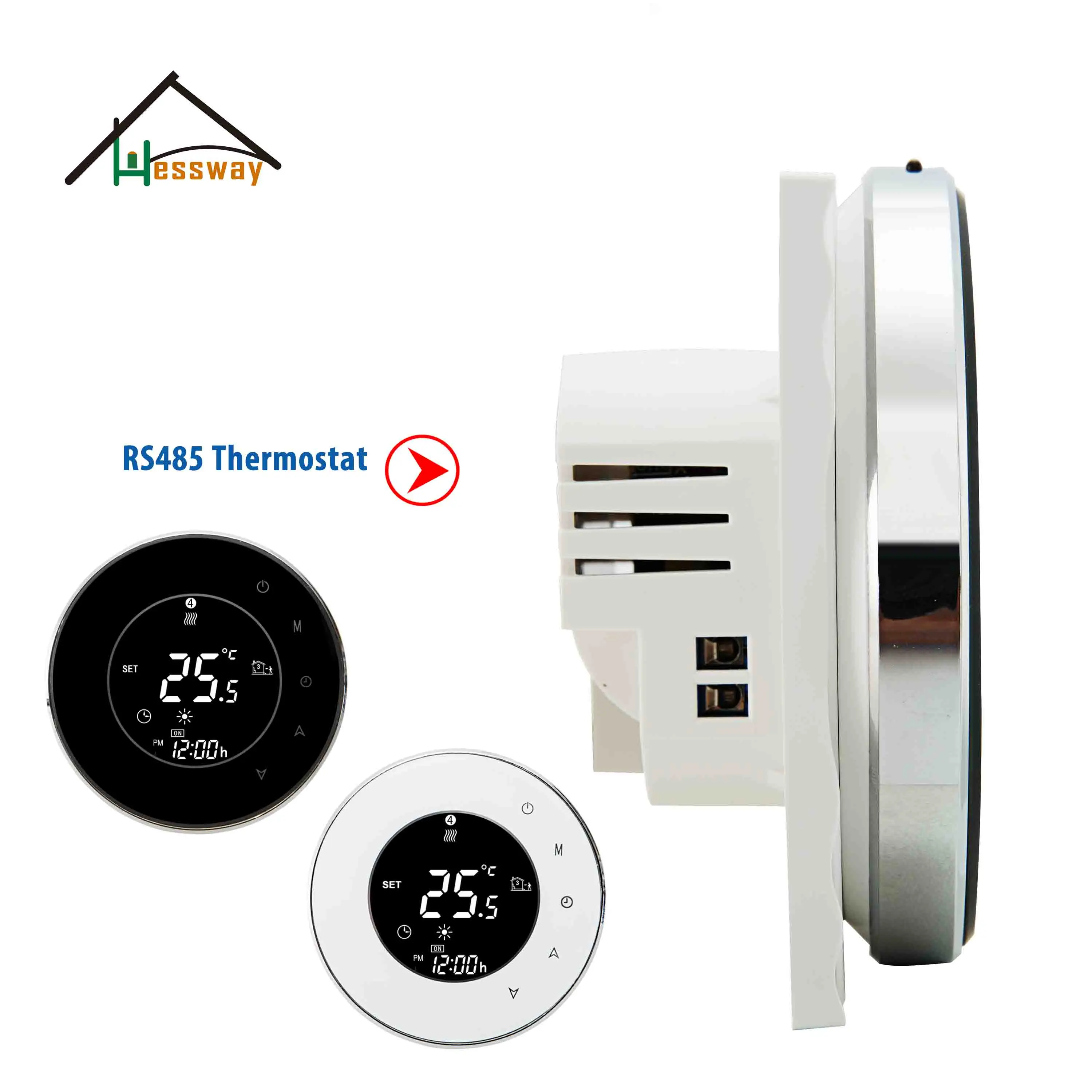 HESSWAY Thermostatic Valve Modbus&RS485 Thermostat for Water Heater NC NO Switch