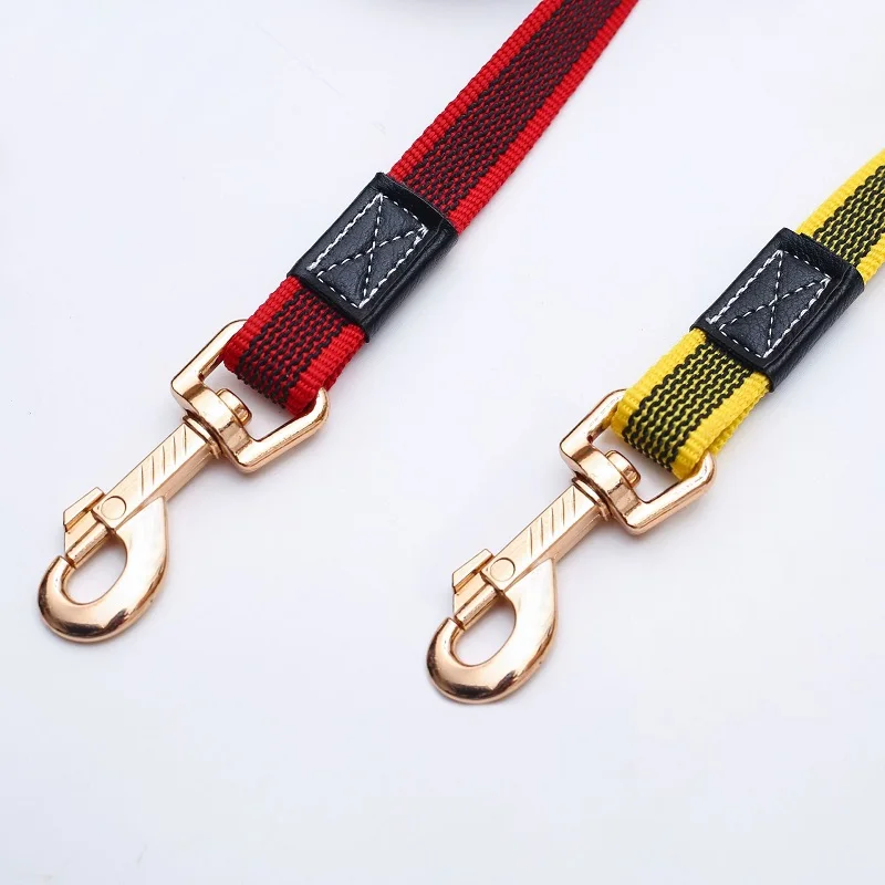 2m 3m 5m long Dog Leash Pet Lead Non-Slip Rubber Nylon Training Walking Rope work Dog Leashes For Small Medium Large big Dogs